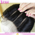 Qingdao alto grau 3 parte fechamento top qualidade 3 vias parte fechamento cabelo brasileiro virgem 3 parte de base de seda lace closure